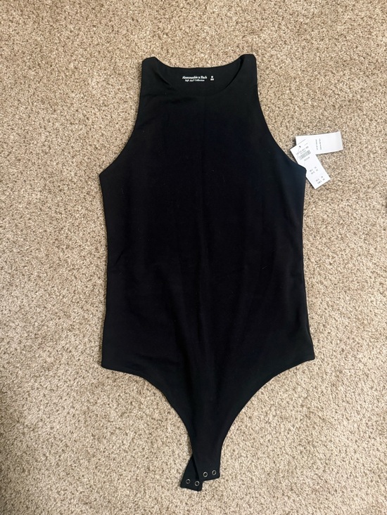 Abercrombie & Fitch Tops - Abercrombie & Fitch Black Halter Bodysuit